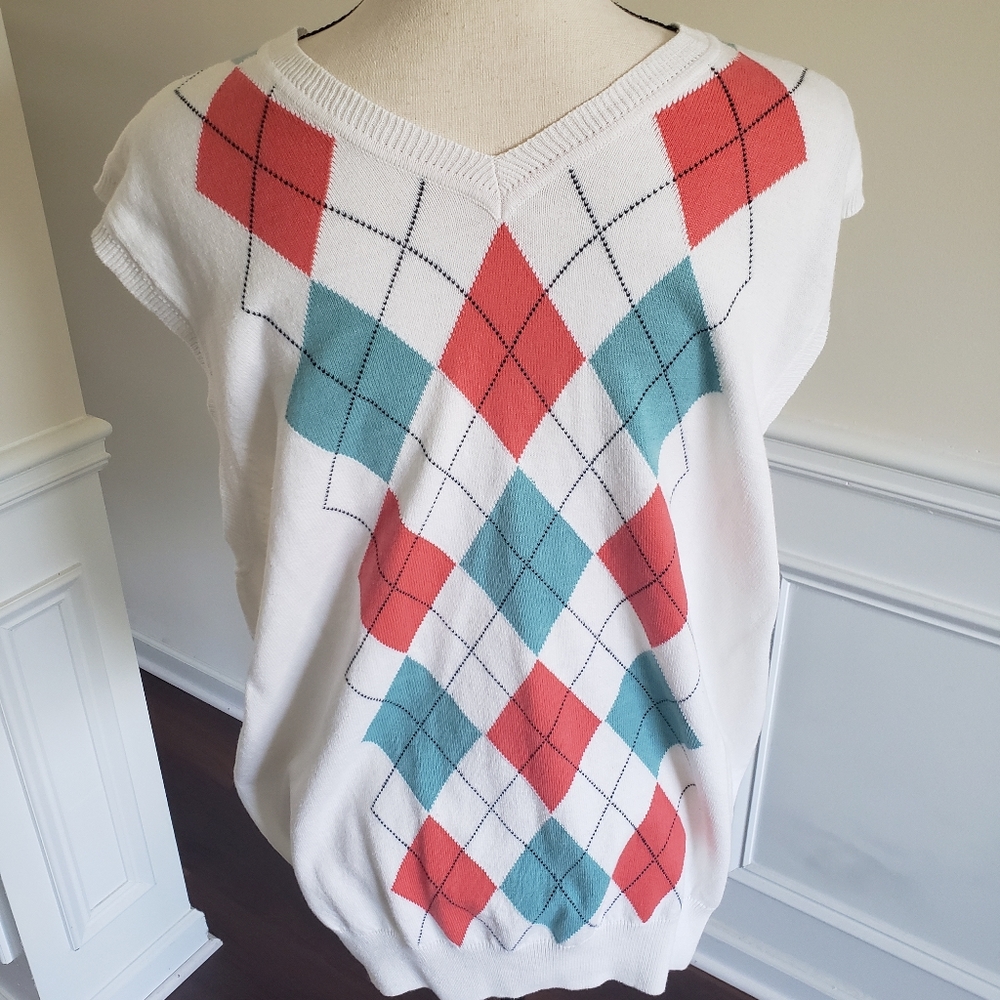 Haggar V neck sweater size L